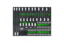 104 PCS BIT SOCKET SET IN CARBON FIBER FINISH EVA TRAY