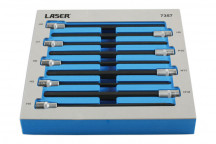 LASER Hex Bit Set 3/8D 9pc"