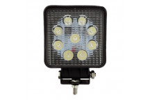 12/24V 27W LED Worklamp - 9x3W 1400lm FLOOD IP67