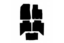 Rubber Mat Set ISUZU D-MAX 2021->  (5XL PIECE + 4 CLIP