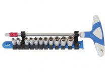 LASER T-Handle Socket Set 1/4D 12 pc"