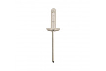 CONNECT Trim Rivet Metal 4.9mm Hole x 12.7mm Flange Pack 50