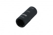 LASER Double Ended Damaged Wheel Nut Socket 16.5x17.5mm