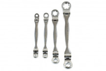 LASER Double Flexible Star Wrench Set 4pc