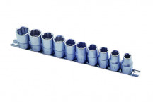 LASER Socket Set - Pozitiv-lock 1/2D 10pc"