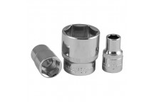 1/2 HEX SHORT SOCKET 18MM  - CHROMED."
