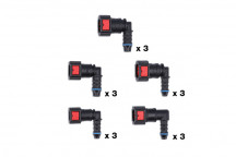 CONNECT ASSORTED 90 DEGREE ANGLED ADBLUE QUICK CONNECTORS 15