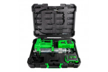 BATTERY-POWERED GREASE GUN WITH CARRYING CASE
