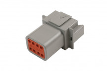 CONNECT Deutsch 8 Pin Receptacle Connector Kit - 10 Pieces