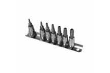 Set Of 7 Torx Bit Sockets Torx Tamper Proof 1/4",8435034531275"