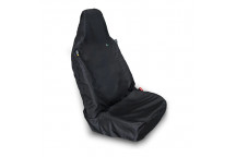 SINGLE CAR SEAT COVER BLACK - UNIVERSAL & WATERPROOF - AIRBA