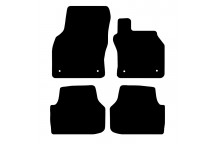 Carpet Mat Set SKODA OCTAVIA 2013 (round clips)