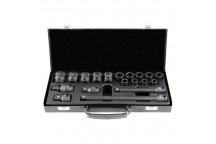 19 Piece 1/2? Impact Socket Set With 14 Hexagonal Sockets +