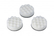 CONNECT Cutting/Compounding Corrugated Velcro White Pad 3pc
