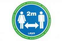 LASER Laser Tools Floor Sticker 2m Distancing 6pc