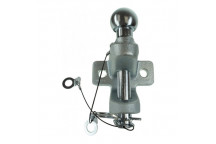 50mm Ball & Pin Hitch Coupling D20 S350 (Silver)