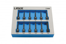 LASER Star Impact Bit Set 12pc 1/4D"