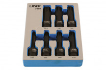 LASER Star Impact Bit Set 1/2D 7pc"
