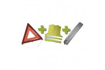 Emergencykit + Grey Mini Bag + Reflective Vest + Warning Tri