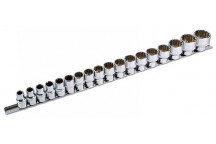 LASER Alldrive Socket Set - 1/2D 18pc"