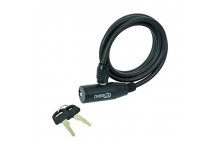 Dresco Cable Bike Lock With Key 6mm diam 150cm width