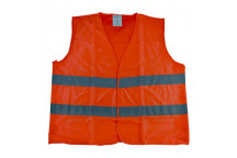 High Visibility Reflective Vest Orange / Ce