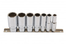 LASER Whitworth Deep Socket Set  3/8D 7pc"