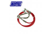 1m x 3mm Red PVC Breakaway Cable PVC (clevis fastening) DP (