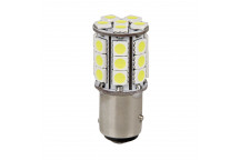 12V 21/5W Stop & Tail Bulbs HYPER-LED 27smd WHITE (1) bay15d