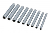 LASER Extra Long Socket Set 1/4D 9pc"