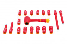 LASER Insulated Socket Set 1/4D 18pc"