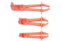 LASER Flexible Hose Clamp Set Angled Jaws