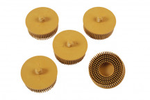 CONNECT Abracs Quick Lock Bristle Brush 50mm x P80 Yellow 5p