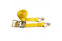 Ratchet tie down c/w hooks 1x6m 1000kg TUV/GS