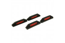 Door Guards Protectors BLACK (CHUNKY) x 2 ALT (L2065.8)