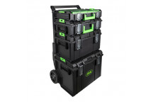 MODULAR TROLLEY WITH 4 STACKABLE BOXES