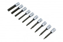LASER Long Star Bit Socket Set 3/8D 10pc"