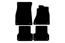 Carpet Mat Set Audi A6 2011>2018 (8 CLIPS)