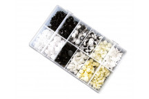 CONNECT Peugeot/Citroen Assorted Trim Clips 340pc