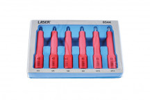 LASER Insulated Spline Bit Socket Set 3/8D 6pc"