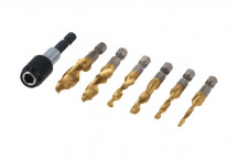 LASER Combination Drill & Tap Bit Set 7pc