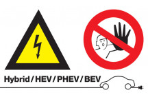 LASER High Voltage/No Admittance Sign (without text)