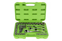 39 Pieces Go-Through Socket Set - Chrome Finish
