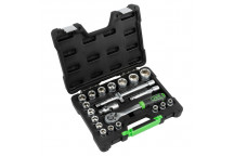 22 PIECES 1/2 HEX. SOCKET SET"