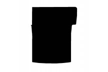 Rubber Mat Set REAR MAT VW CADDY SWB SINGLE SLIDING DO