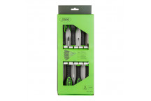 6 Pieces Screwdriver Set (2 Philips + 4 Flat)
