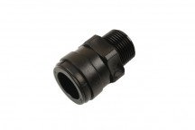 CONNECT Push-Fit Male Connector 22mm Tube OD to 3/4 BSPT Pk