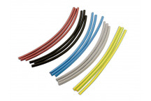 CONNECT Assorted Coloured Heatshrink 6.4mm Pk 12