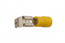 CONNECT Yellow Piggyback Terminals 6.3mm (100)