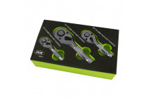 3 Pieces Stubby Ratchet Set
